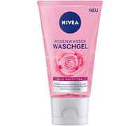 NIVEA Nivea Gel nettoyant à l'eau de rose (150 ml), nettoyant pour le visage avec technologie MicellAIR et eau de rose naturelle, gel nettoyant pour tous types de peau