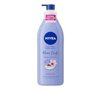 NIVEA NIVEA Lotion hydratante longue durée 48H pour le corps avec parfum floral de cerisier et huile de jojoba apaisante, 400 ml