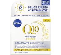 NIVEA POWER Q10 Soin de jour anti-rides extra raffermissant SPF 30, soin du visage atténue et prévient les rides, crème de jour raffermissante avec Q10, créatine et acide hyaluronique (50 ml)
