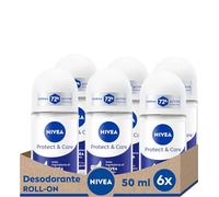 Nivea - Déodorant roll-on Protect & Care - anti-transpirant, 0% d'alcool - 50 ml