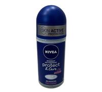 Nivea - Déodorant roll-on Protect & Care - anti-transpirant, 0% d'alcool - 50 ml
