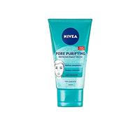 NIVEA PURIFY PORES Gommage quotidien (150 ml), exfoliant purifiant pour le visage, prévient les points noirs, gommage exfoliant à l'extrait naturel de magnolia et à l'acide lactique