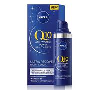 NIVEA Q10 Anti-Wrinkle Power Ultra Recovery Sérum de nuit (30 ml), sérum visage avec provitamine B5 et Q10, pour une réduction profonde des rides et une peau plus ferme et plus forte
