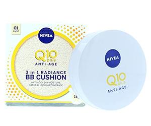 NIVEA Q10 Coussin Crème Anti-Age Sib Clair 24H Anti-Rides Hydratation 15g