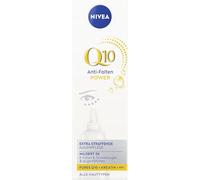 NIVEA Q10 Crème contour des yeux anti-rides Power Extra raffermissant pour les yeux, soulage les rides et les gonflements, crème hydratante raffermissante avec Q10, créatine et acide hyaluronique (15