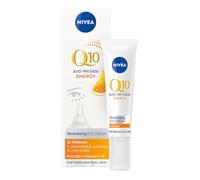 NIVEA Q10 Crème contour des yeux revitalisante à absorption rapide à la vitamine C pour réduire l'apparence des cernes 15 ml