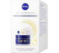 NIVEA Q10 Kit de soin du visage anti-rides avec crème de jour SPF 15 (50 ml) et crème de nuit (50 ml), kit de soin anti-âge