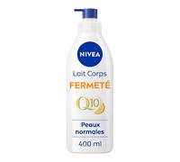 NIVEA Lait Corps Fermeté Q10 48H (1x 400ml) - Lait hydratant enrichi en Co-Enzyme Q10 & Vitamine C - Crème Hydratante raffermissante pour le corps pour peaux normales