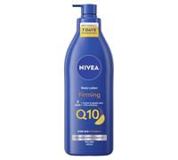 NIVEA Q10 Lotion corporelle raffermissante riche + vitamine C (400 ml), lotion raffermissante pour le corps avec complexe booster de collagène, hydratant NIVEA 72H, lotion corporelle NIVEA pour peaux