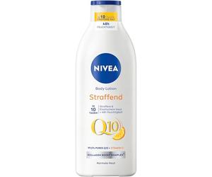 NIVEA Q10 Lotion raffermissante pour le corps, pour une peau plus ferme et une meilleure élasticité en 10 jours, crème pour le corps avec 99,5% Q10, vitamine C et agréable parfum d'orange (400 ml)