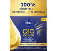 NIVEA Q10 Soin de Nuit Extra Nourrisant (1x50 ml), crème anti rides enrichie en Q10 pur & Huile d'Argan, crème anti-âge nourrissante, soin hydratant visage peaux sèches à très sèches