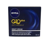 NIVEA Q10 Power Crème de nuit raffermissante anti-âge + créatine & Q10 hydratant nuit pour femme Réduit l'apparence des rides (50 ml)