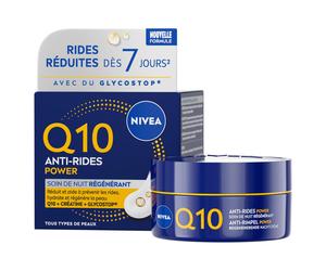 NIVEA Q10 Power Crème visage anti-rides fermeté extra soin nuit 50 ml
