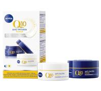 NIVEA Q10 Power Kit de soin du visage jour et nuit 2 x 50 ml, 100 ml au total, crème visage duo avec coenzyme Q10 et créatine, soin du visage quotidien et nuit pour tous les types de peau