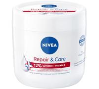 NIVEA Repair & Care Crème corporelle hydratante et non grasse Lotion à absorption rapide à la vitamine E et à la glycérine pour peaux très sèches et rugueuses (400 ml)