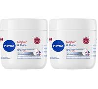 NIVEA Repair & Care - Crème Corps, Visage & Mains - Hydratation 72H - Exfolie En Douceur - Protège La Barrière Cutanée - Glycérine, Provitamine B5 & Urée - Peaux Extra-Sèches & Rugueuses - 400 ml