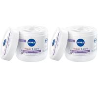 NIVEA Repair & Care - Crème pour le corps sans parfum - Hydratante et non grasse - Absorption rapide - Avec panthénol et glycérine - Pour peaux sensibles et démangeaisons - 400 ml (Lot de 2)