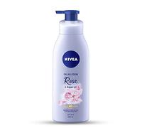 NIVEA Rose et lotion argan huile corporelle 400 ml (13,5 oz) - - la bonté de l'huile naturelle dans une lotion à absorption rapide. Peau sèche - inde