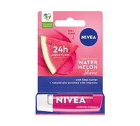 NIVEA Rouge à Lèvres Soin du Melon d'Eau Shine, 4,8 g - Hydratant - Rose - Mate - Végétalien - Naturel - Testé Dermatologiquement