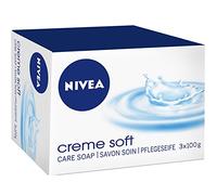 nivea - SOFT - Pains de savon Mains et corps lotx3 Savon multi-usage 300 g