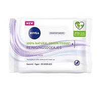 NIVEA Sensitive Lingettes Démaquillantes - Lingettes Démaquillantes - Pour peaux sensibles - Dexpanthénol - Nettoyant visage - 25 pièces