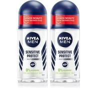 Nivea Sensitive Protect, sans irriter la peau 0% alcool,50ml (Lot de 2)