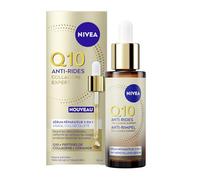 NIVEA Sérum Réparateur 3-en-1 Q10 Anti-Rides Collagène Expert 30 ml - Réduction des Rides Profondes, Raffermissant, Élasticité de la Peau, Peaux Matures