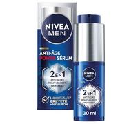 NIVEA - Sérum Visage Anti-âge Homme, Hydratation Intense et Effet Lissant, Flacon 30mL - lot de 2 - Vendu par Lot