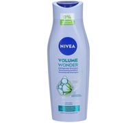 NIVEA Volume Wonder Shampooing fortifiant, shampooing volume au collagène et extrait naturel de bambou, shampooing sans silicone pour un volume visible et une brillance éclatante (400 ml)
