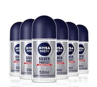 Nivea Silver Protect Lot de 6 déodorants anti-transpirants à bille 50 ml