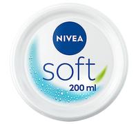 NIVEA Soft Crème de soin hydratante 3-en-1 (1 x 200 ml), Crème visage, corps et mains pour une hydratation intense, Crème hydratante multiusage