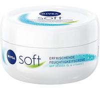NIVEA Soft Crème hydratante rafraîchissante (200 ml), crème douce nourrissante avec vitamine E et huile de jojoba, crème pour la peau à absorption rapide