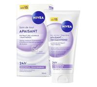 Nivea Crème visage apaisante FPS 15 – Huile de pépins de raisin & extrait de réglisse – 50 ml