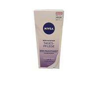 NIVEA Soin de jour apaisant 24h hydratant SPF 15, crème pour le visage sans parfum pour peaux sensibles, crème de jour délicate à l'huile de pépins de raisin