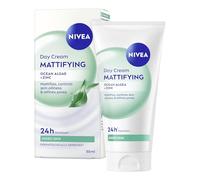 NIVEA - Soin de Jour Matifiant - Crème Visage - 50 ml | Régule l'Excès de Sébum & Diminue l'Apparence des Pores - Hydratation 24H - Algues Marines & Zinc - Peaux Mixtes