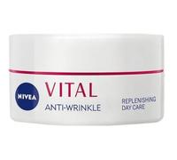 NIVEA Soin de jour Vital intensif (50 ml) - Soin hydratant avec calcium, extraits de perles et huile naturelle de pépins de raisin pour les soins quotidiens des peaux matures