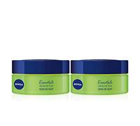 NIVEA Soin de Nuit Skin Detox + Hydratation intense 48H (2x50ml), crème hydratante visage avec Thé vert & Acide Hyaluronique, soin femme pour tous types de peaux