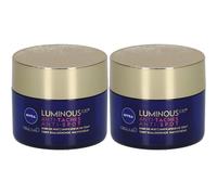 NIVEA Soin nuit unificateur de teint Anti-taches CELLULAR LUMINOUS630 Crème De Nuit 2x50 ml