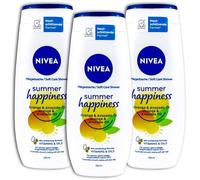 NIVEA Summer Happiness Lot de 3 gels douche soin orange et huile d'avocat 3 x 250 ml