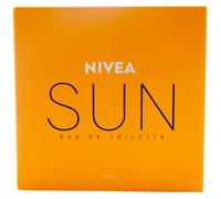 NIVEA SUN Eau de toilette, parfum avec le parfum original crème solaire, estival et rafraîchissant unisexe dans un flacon de parfum emblématique (100 ml)