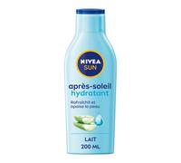 NIVEA Lait Après-Soleil Hydratant 48H Aloe Vera Bio & Acide Hyaluronique 200 ml