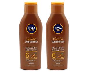 Nivea Sun Carotène Sonnenm LF6 Lot de 2 (2 x 200 ml)