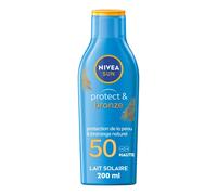 Nivea Sun Crème De Protection Solaire Lait - Pps 50 Protect & Bronze 200ml