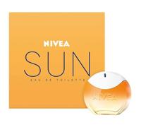 NIVEA SUN Eau de Toilette, Parfum pour Femme, 30 ml | Flacon de parfum aux notes florales, citronnées et boisées, parfum estival iconique, brume corps et cheveux