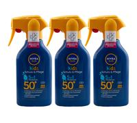 Nivea Sun Enfants Protection & Soin SPF 50+ 3 X 250ml Uva / Uvb Étanche