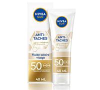 NIVEA SUN Fluide visage anti-taches Luminous 630 FPS 50 (1 x 40 ml), Protection solaire à la formule légère et non grasse, Soin visage protecteur pour peaux sensibles
