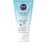 NIVEA SUN Gel Crème Après-Soleil Sensitive 175 ml, Lait après-soleil sans parfum pour peaux sensibles à action rafraîchissante et apaisante, Après soleil hydratant avec Aloe Vera Bio et antioxydants