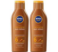 Nivea Sun Intense bronze - Lotion pour un bronzage doré et durable à la carotène SPF6 Lotion(S) 2x200 ml