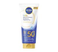 NIVEA Sun Kids Daily Sensitive Crème UV pour le corps et le visage SPF50+ 100 ml