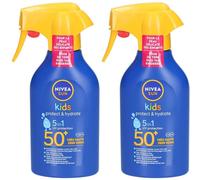 NIVEA Sun Kids Protect & Hydrate Spray Solaire 5 en 1 SPF50+ 2x270 ml